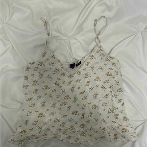 Volcom flower print top